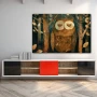 Wall Art titled: Guardian of Your Dreams in a Horizontal format with: Grey, and Brown Colors; Decoration the Sideboard wall