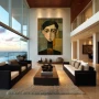 Wall Art titled: Dr Who in a Vertical format with: Green, and Beige Colors; Decoration the Living Room wall