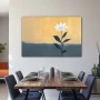 Wall Art titled: Rising Strong in a Horizontal format with: Grey, and Pastel Colors; Decoration the Living Room wall