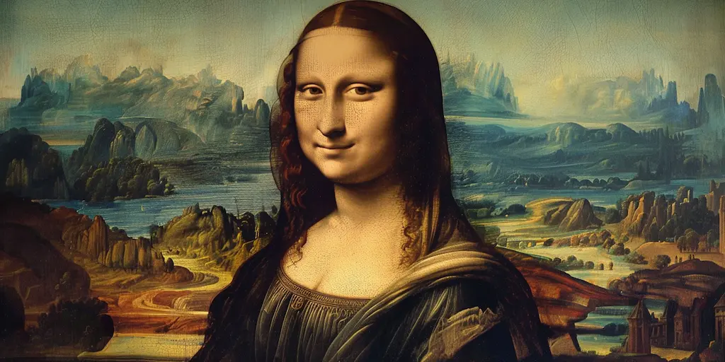 Representación Artistica de Mona Lisa (La Gioconda) - Leonardo da Vinci