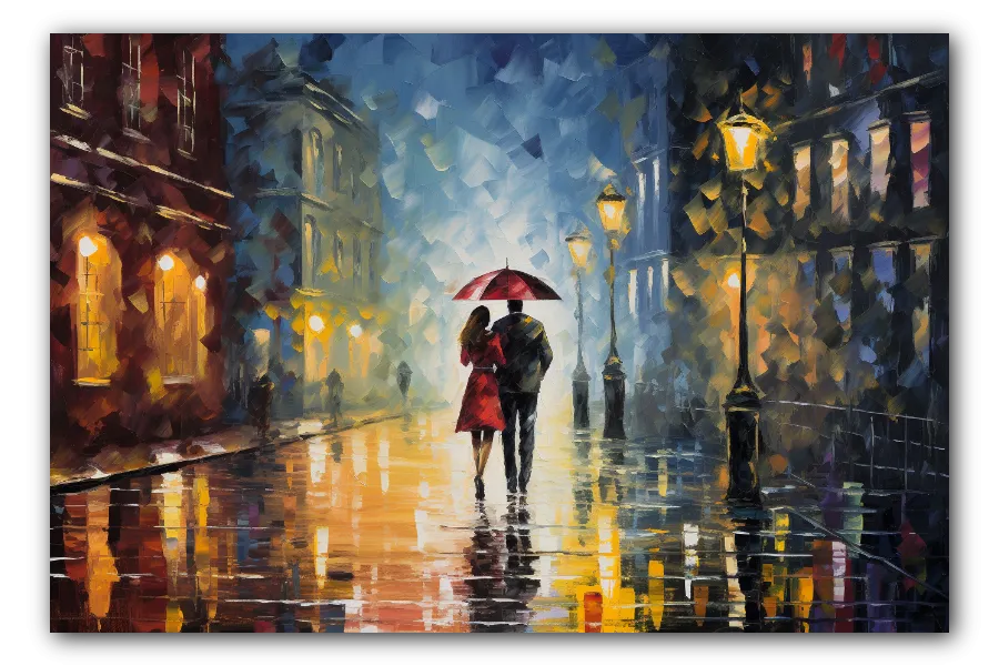 Love Under a Rainy Sky artwork