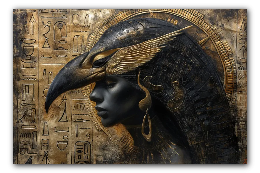 Golden God Horus artwork