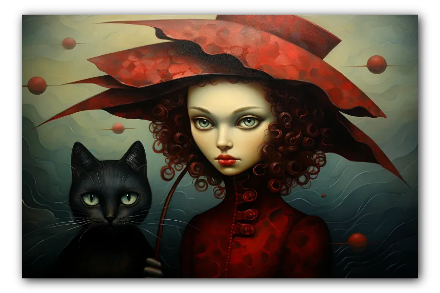 The Lady of the Cats artwork