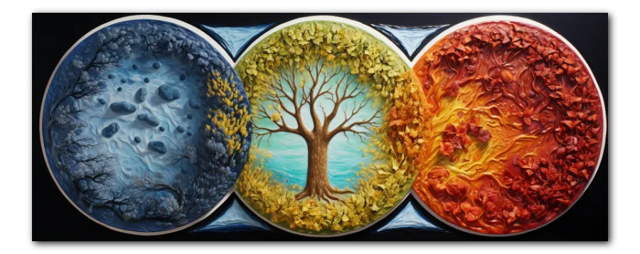 The Vibrant Seasons artwork