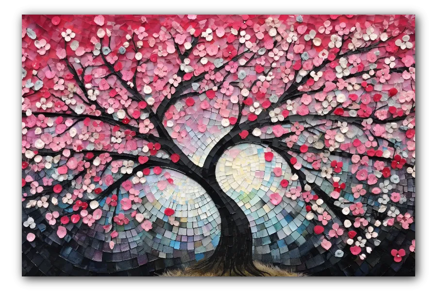 Shades of the Spring Cherry Tree artwork