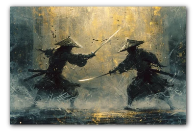 Wall Art Crepúsculo Samurai