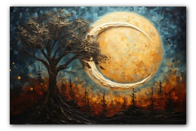 Artwork titled:  Dreamscape Silhouette