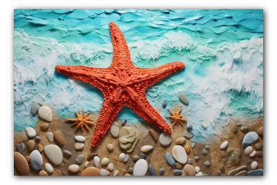 Cuadro Titulado: La estrella en el mar