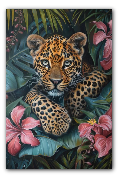 Cuadro Titulado: La Vigilia del Jaguar
