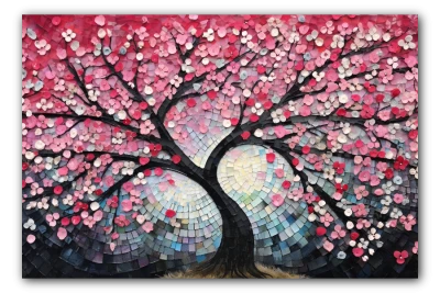 Wall Art Matices del cerezo primaveral