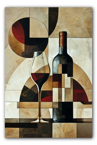 Cuadro Oenophile's Abstract Dream