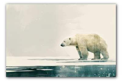 Cuadro Titulado: Silueta Polar