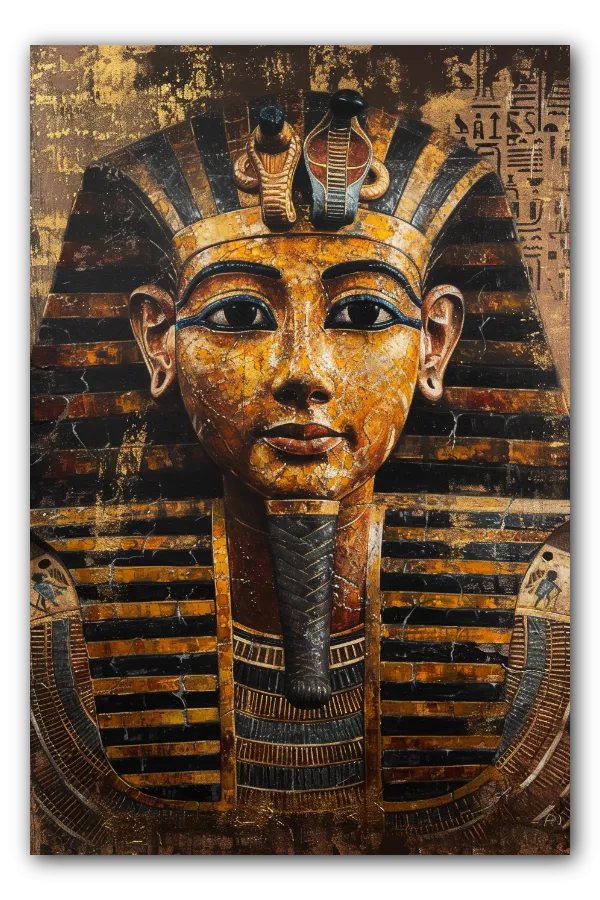 Cuadro titulado: Misterios de Tutankamón