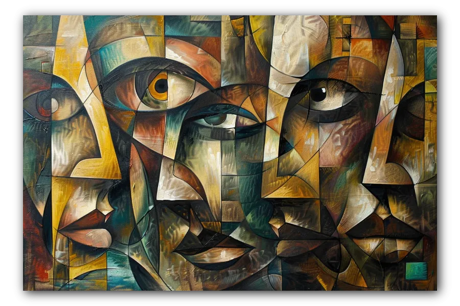 Hidden Emotions Mosaic artwork