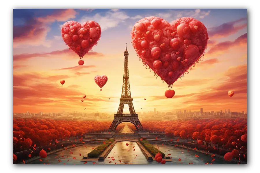 Paris, the City of Love artwork