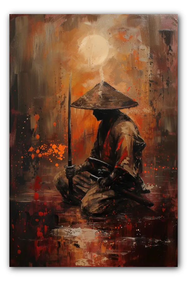 Cuadro titulado: Quintessencia de un samurai