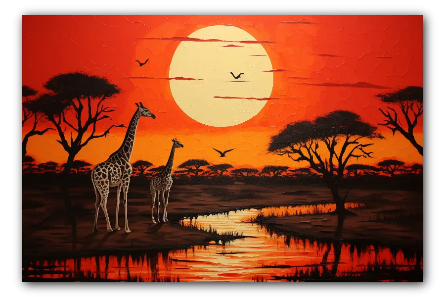 Portrait of African Wildlife artwork