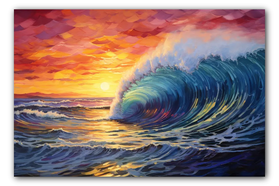 Surfing the Sunset artwork